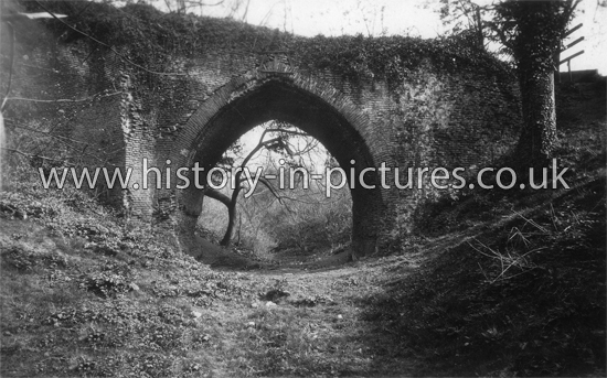 Castle Bridge, Pleshey, Essex. c.1916
